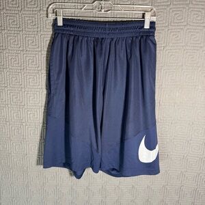 Nike Shorts Mens Size Large Blue White Drawstring Pockets Polyester 718830-410